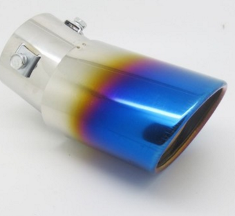 汽車尾喉尾管 烤藍(lán)汽車排氣消音器煙道 消聲器改裝13-1A14