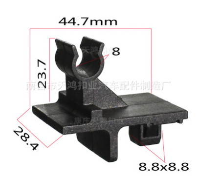 吉利帝豪EC7 SC5GC5SC3前發(fā)動(dòng)機(jī)蓋支撐桿卡子支撐架固定卡扣 掛鉤
