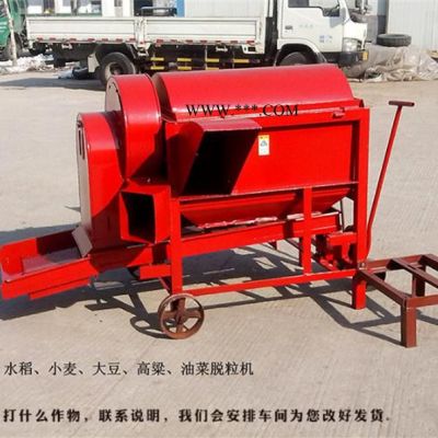 湖北多功能水稻小麥脫粒機 宇晨全自動谷子連桿打谷機 高粱綠豆大豆打粒機