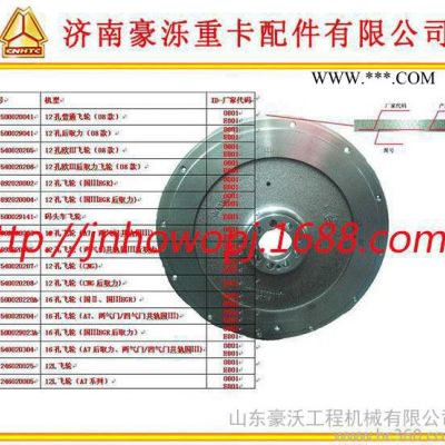 中國重汽豪沃配件 HOWO飛輪 （自制件 后取力）