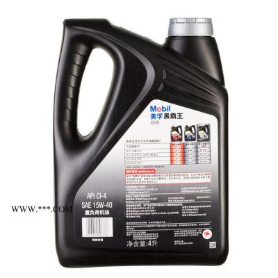 美孚超級黑霸王    CI-4 15W/40   4L*6桶/箱     燃氣發動機油