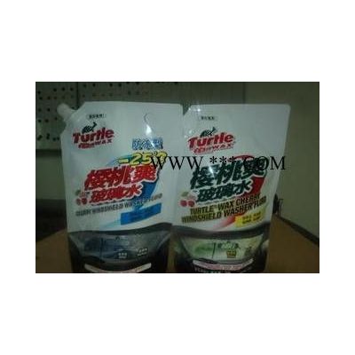 東莞生產汽車玻璃水站立吸嘴袋