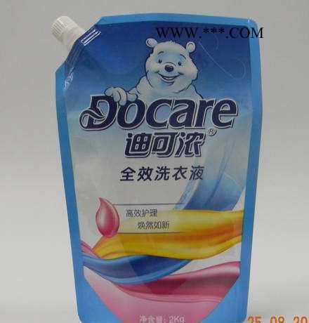 **洗衣液吸嘴袋，汽車(chē)玻璃水吸嘴包裝袋