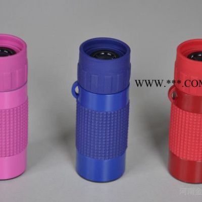 迷你便攜純光學(xué)玻璃 7x18彩色單筒望遠(yuǎn)鏡 多層鍍膜 純光學(xué) 加工定制 批發(fā)零售
