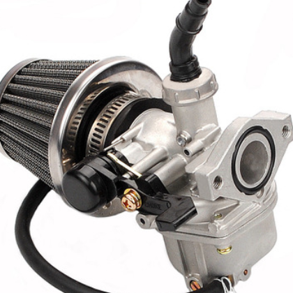 PZ19化油器+鋼絲空濾蘑菇頭 沙灘車ATV越野摩托車零配件70-125CC