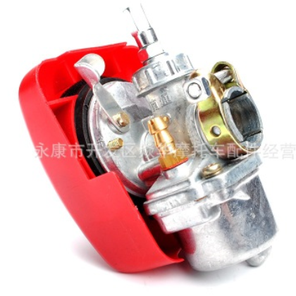 自行車改裝配件 兩沖程50CC 60CC 80CC化油器帶空濾器迷你摩托車