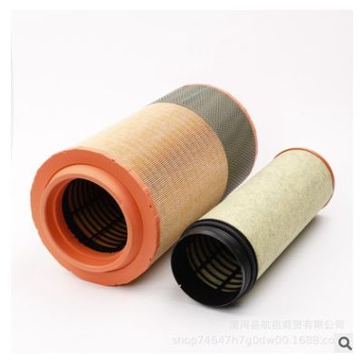 K2747空氣濾芯適配中國重汽汕德卡C7H豪沃TX T5G曼發動機空氣濾芯