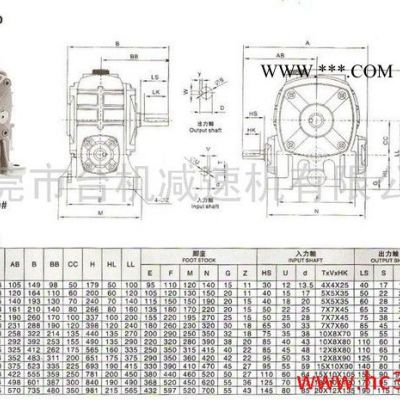 WP蝸輪蝸桿減速機帶離合器制動器生產廠家鑄鐵減速機型號價格