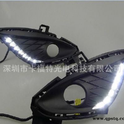 11-13款馬自達5改裝霧燈 馬自達M5專用LED日間行車燈 日行 杠