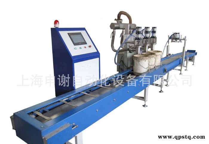 上海申謝直銷多頭5-30kg防凍液稱重式灌裝機(jī)