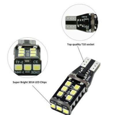 解碼 汽車led燈泡 Canbus W16W T15 2835 15SMD led轉向燈 倒車燈