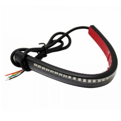摩托車led 防水燈條 摩托車led轉向燈 燈帶套管 48SMD 倒車LED